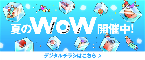 【6/19(金)~7/5(日)】アリオ鷲宮 夏のWoWチラシ