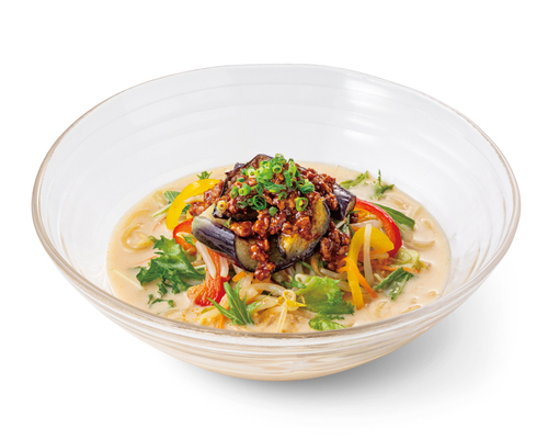 麻婆なすの冷やしちゃんぽん