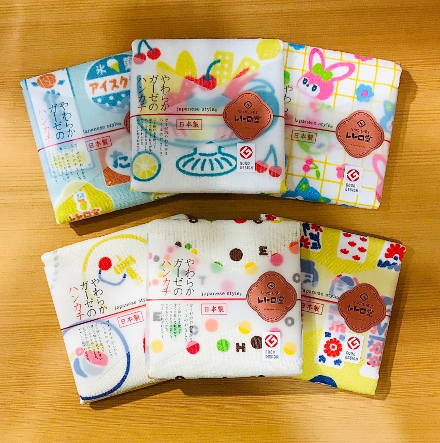 軽くて乾きが早い！ ガーゼの「ハンカチ」＆「てぬぐい」｜ショップ