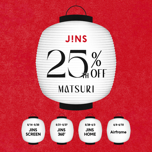 JINS 25TH MATSURI スタート！